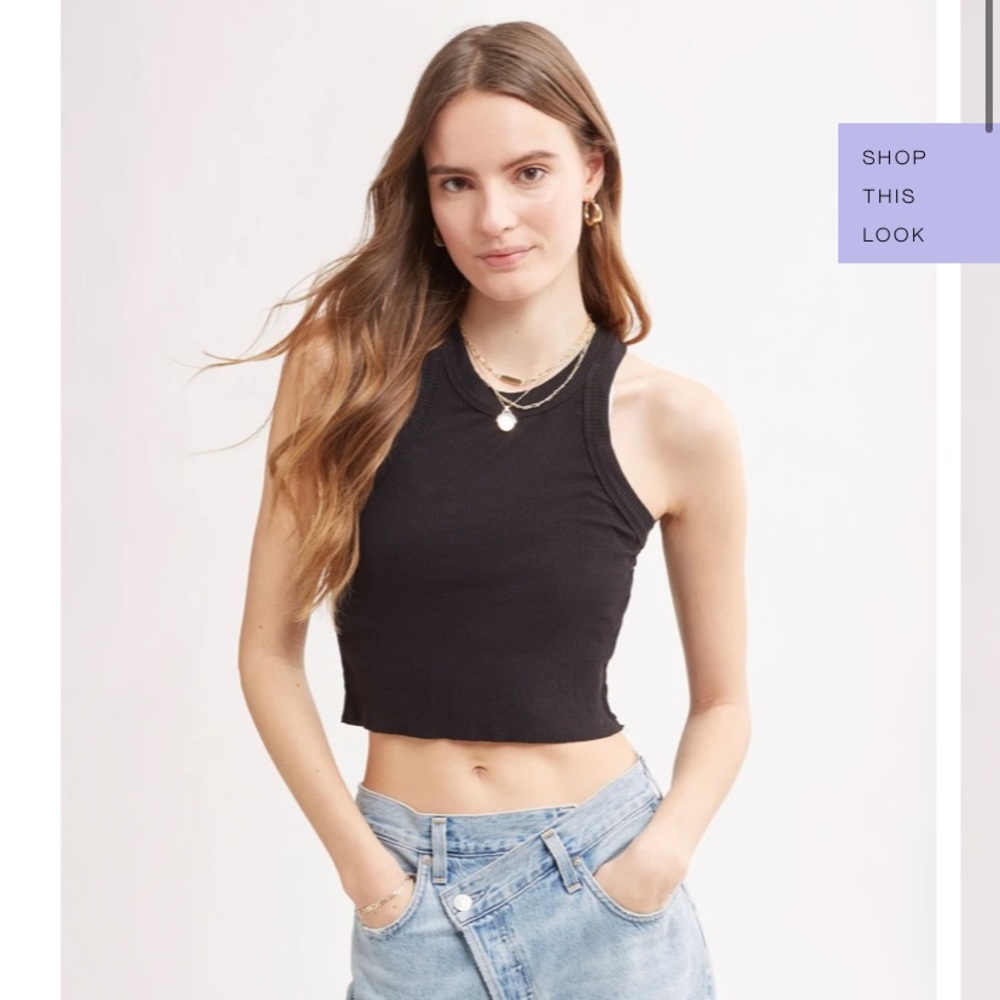 Bandier Wesley Rivington crop top tie dye. Pic for fit